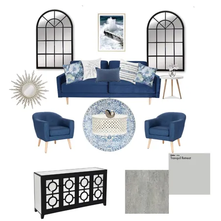 Blue Living Room1 Interior Design Mood Board by Angel  Ma on Style Sourcebook