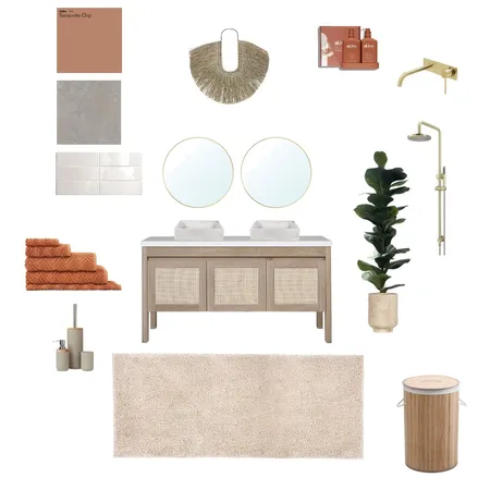 earthy bathroom Interior Design Mood Board by Suite.Minded on Style Sourcebook