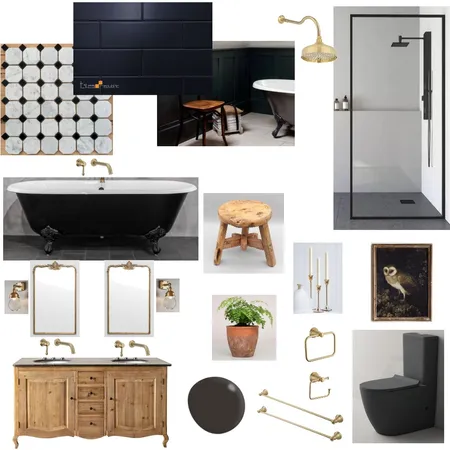 Gothic Bathroom Interior Design Mood Board by KimmyG on Style Sourcebook