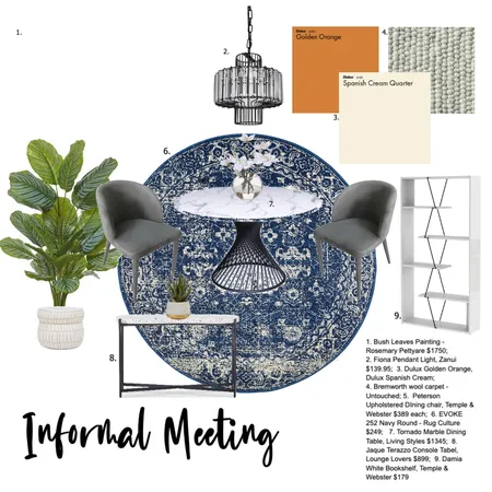 Informal Meeting Space Interior Design Mood Board by charmaineb77 on Style Sourcebook