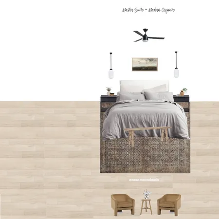 Master Suite - Modern Organic (Billie - Baxter - Velvet Chair) Interior Design Mood Board by Casa Macadamia on Style Sourcebook