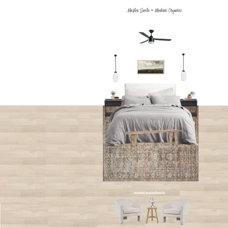Master Suite - Modern Organic (Georgie - Baxter - Boucle Chair) Interior Design Mood Board by Casa Macadamia on Style Sourcebook