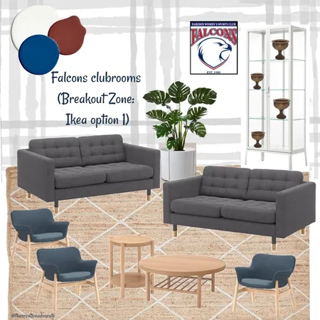 Falcons clubrooms_Breakout zone A - Ikea Interior Design Mood Board by The Creative Advocate on Style Sourcebook