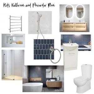 Kids Bathroom and Powder Room Interior Design Mood Board by KateLT on Style Sourcebook