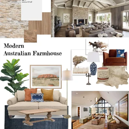 Modern Australian Farmhouse Interior Design Mood Board by hhunter on Style Sourcebook