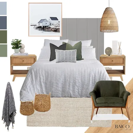 Coastal Bedroom 2 Interior Design Mood Board by Baico Interiors on Style Sourcebook