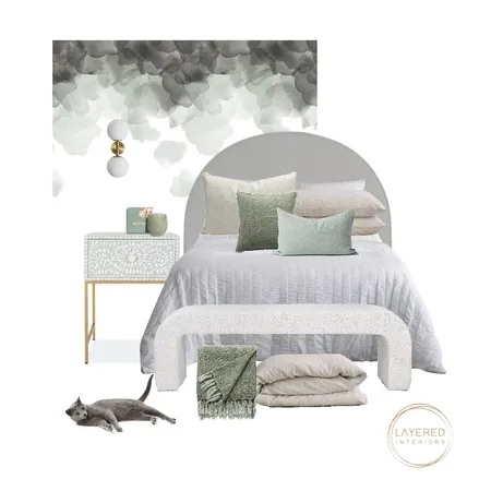Sage Bedroom Interior Design Mood Board by Layered Interiors on Style Sourcebook
