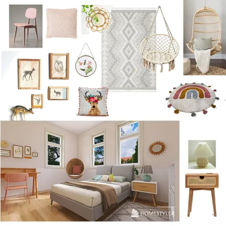 החדר של אלה שניידר Interior Design Mood Board by michalwk on Style Sourcebook