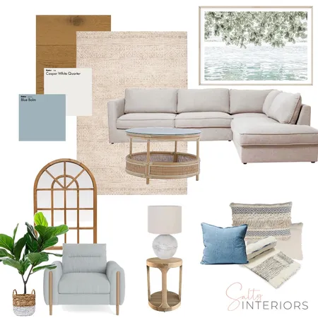 Neutral tones living concept Interior Design Mood Board by Salty Interiors Co on Style Sourcebook