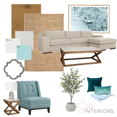 Coastal Blues living concept Interior Design Mood Board by Salty Interiors Co on Style Sourcebook
