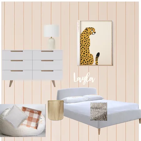 Layla’s bedroom Interior Design Mood Board by jamiedearnley on Style Sourcebook