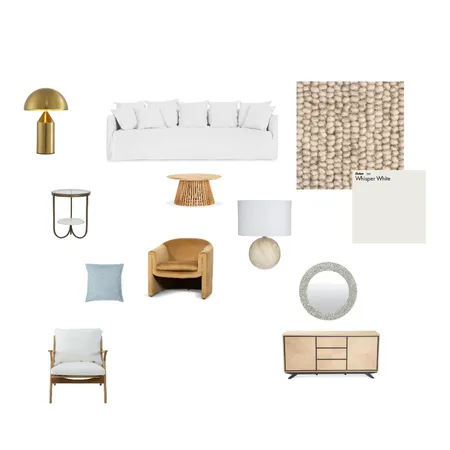 LIVING ROOM EXAMPLE Interior Design Mood Board by Cari Nivar on Style Sourcebook