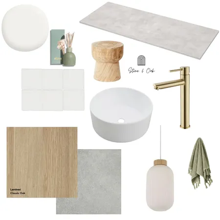 Our Bathroom Reno Interior Design Mood Board by Stone and Oak on Style Sourcebook