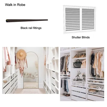 Walk in Robe Interior Design Mood Board by hayleycroftt on Style Sourcebook