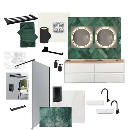 Room 2- Powder room Interior Design Mood Board by KitasDesigns on Style Sourcebook