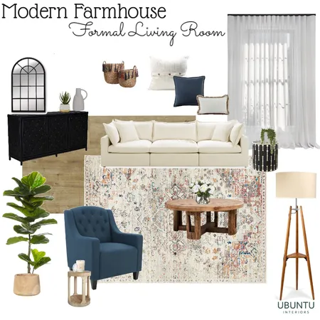 Camille Farmhouse Living Room Interior Design Mood Board by Ubuntu Interiors on Style Sourcebook