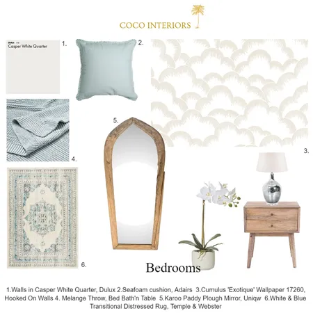 Happy Valley Moodboard- Bedrooms Interior Design Mood Board by Coco Interiors on Style Sourcebook