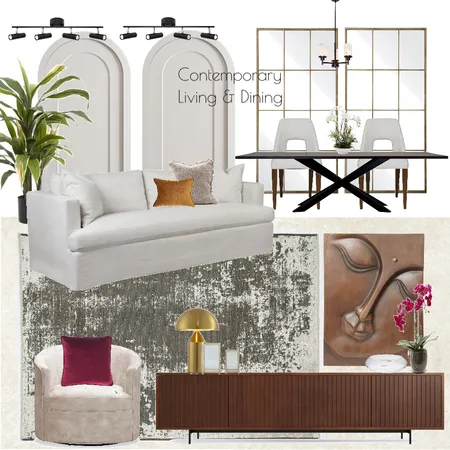 Contemporary LIving & Dining Interior Design Mood Board by celeste on Style Sourcebook