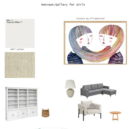 Gallery/Retreat for Girls Interior Design Mood Board by Creative Solutions on Style Sourcebook