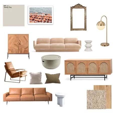 Loungeroom Interior Design Mood Board by Ellie Lisgaras on Style Sourcebook