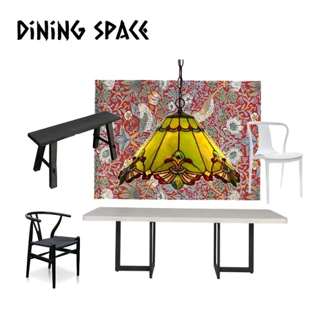 Dining Space Interior Design Mood Board by Ellie Lisgaras on Style Sourcebook