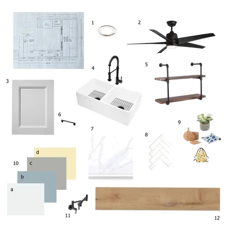 Kaminga Kitchen Sample Board Interior Design Mood Board by Jillianmelle on Style Sourcebook