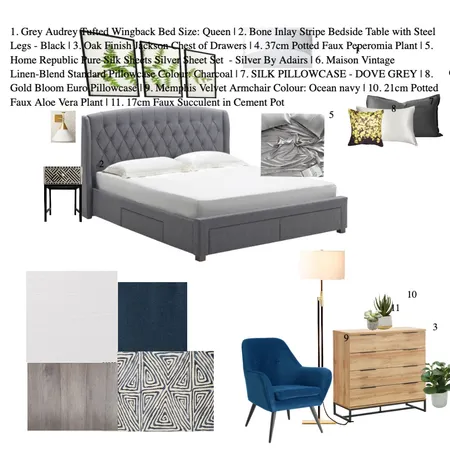 bedroom Interior Design Mood Board by LT construct on Style Sourcebook