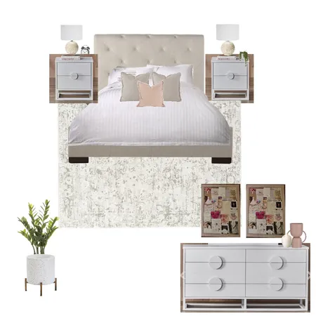 Bassendean Bedroom final Interior Design Mood Board by Amanda Lee Interiors on Style Sourcebook