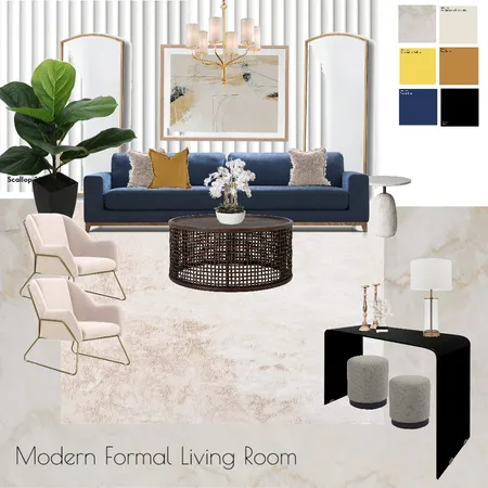 Modern Formal Living Room Interior Design Mood Board by celeste on Style Sourcebook