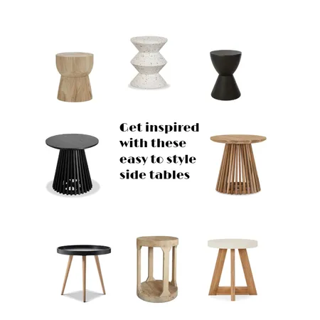 side tables Interior Design Mood Board by The Inspired home on Style Sourcebook