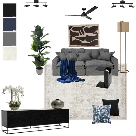 Modern Minimalist Living Room Interior Design Mood Board by celeste on Style Sourcebook