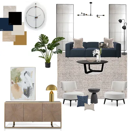 Minimalist Formal Living Room Interior Design Mood Board by celeste on Style Sourcebook