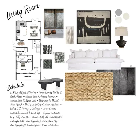 lounge room Interior Design Mood Board by Michelle Boyd on Style Sourcebook