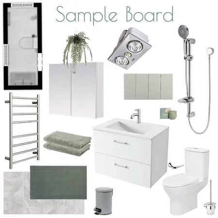 Ensuite Bathroom Interior Design Mood Board by brigid on Style Sourcebook