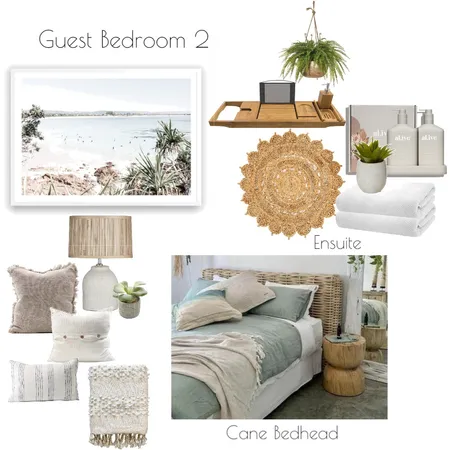Modern Coastal Bedroom Interior Design Mood Board by Loom+Tusk Interiors on Style Sourcebook