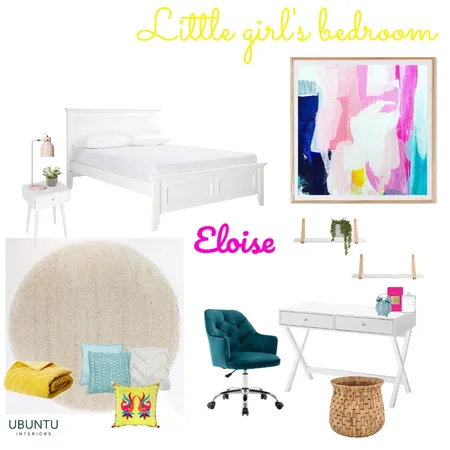 Little girl's bedroom Interior Design Mood Board by Ubuntu Interiors on Style Sourcebook