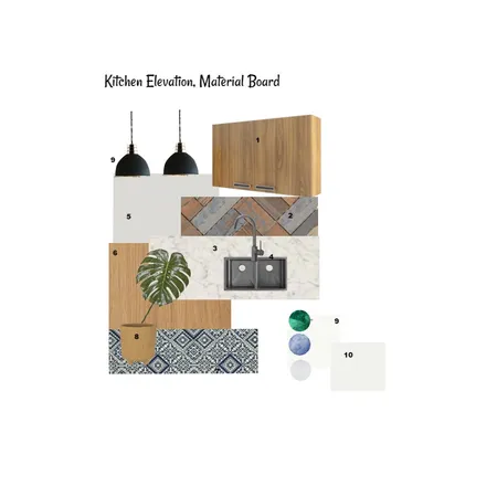 Kitchen Elevation Material Board Interior Design Mood Board by Asma Murekatete on Style Sourcebook