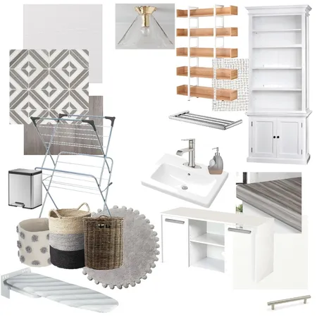 laundry Interior Design Mood Board by LT construct on Style Sourcebook
