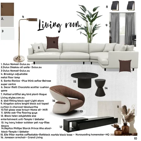 module 9 living room Interior Design Mood Board by Candicestacey on Style Sourcebook