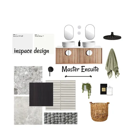 Ensuite bathroom Interior Design Mood Board by Inspace Design on Style Sourcebook