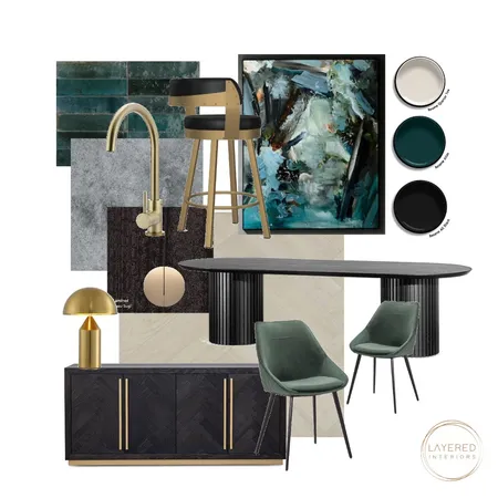 Elwood Kitchen Dining Interior Design Mood Board by Layered Interiors on Style Sourcebook