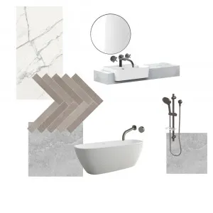 100 PITTWATER RD ENSUITE V2 Interior Design Mood Board by zoemaker on Style Sourcebook