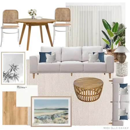 Draft Living Area Mood Board - Barbara Hill Interior Design Mood Board by Michelle Canny Interiors on Style Sourcebook