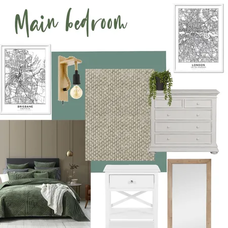 Main bedroom Interior Design Mood Board by Bigskydesigns on Style Sourcebook