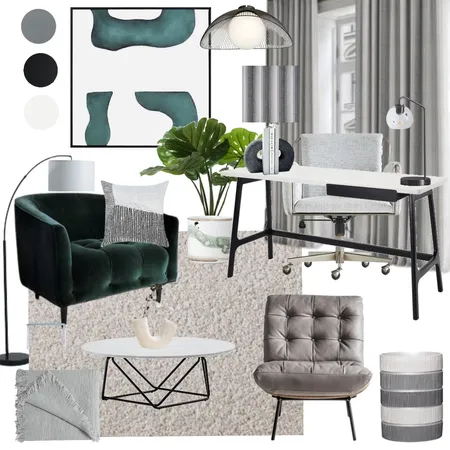 Study Room Interior Design Mood Board by Reynaguelos on Style Sourcebook