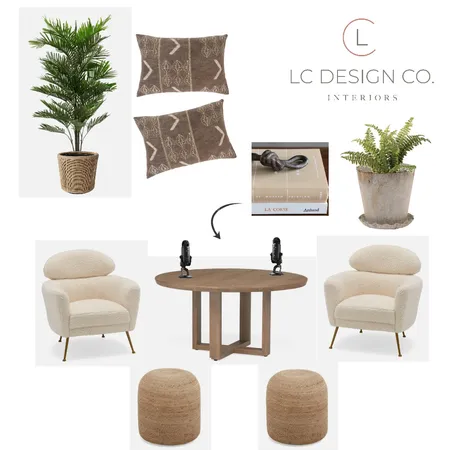 Podcast zone Interior Design Mood Board by LC Design Co. on Style Sourcebook