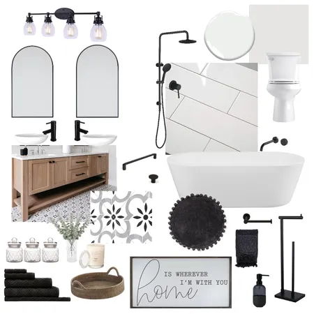 Module 10- Modern/Farmhouse Sample Board Interior Design Mood Board by AmeliaRose on Style Sourcebook