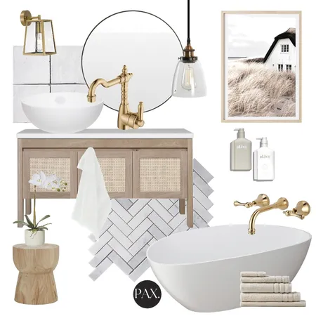 Bathroom Concept Interior Design Mood Board by PAX Interior Design on Style Sourcebook