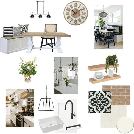 Modern Farmhouse Kitchen Interior Design Mood Board by Lucey Lane Interiors on Style Sourcebook