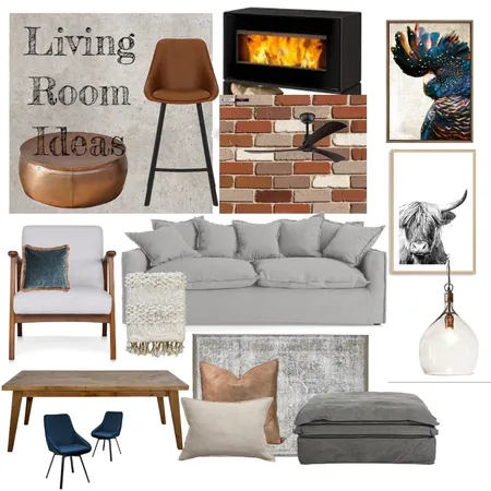 Living Interior Design Mood Board by Shellby on Style Sourcebook
